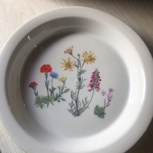 White Floral Ceramic Baking Dish - White